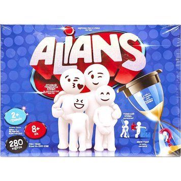 Настільна гра в слова "ALIANS" для дітей та компанії 8+ 56 фото